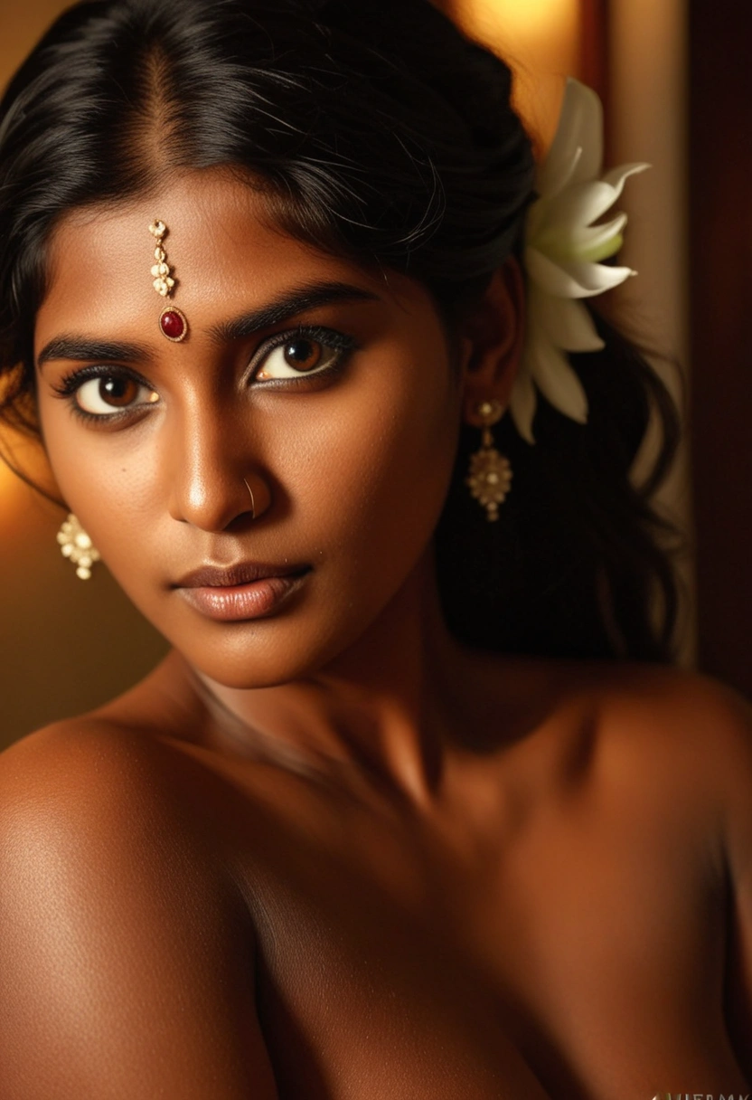 Deepa's Candid Mirror Selfies: South Indian Beauty from Delhi