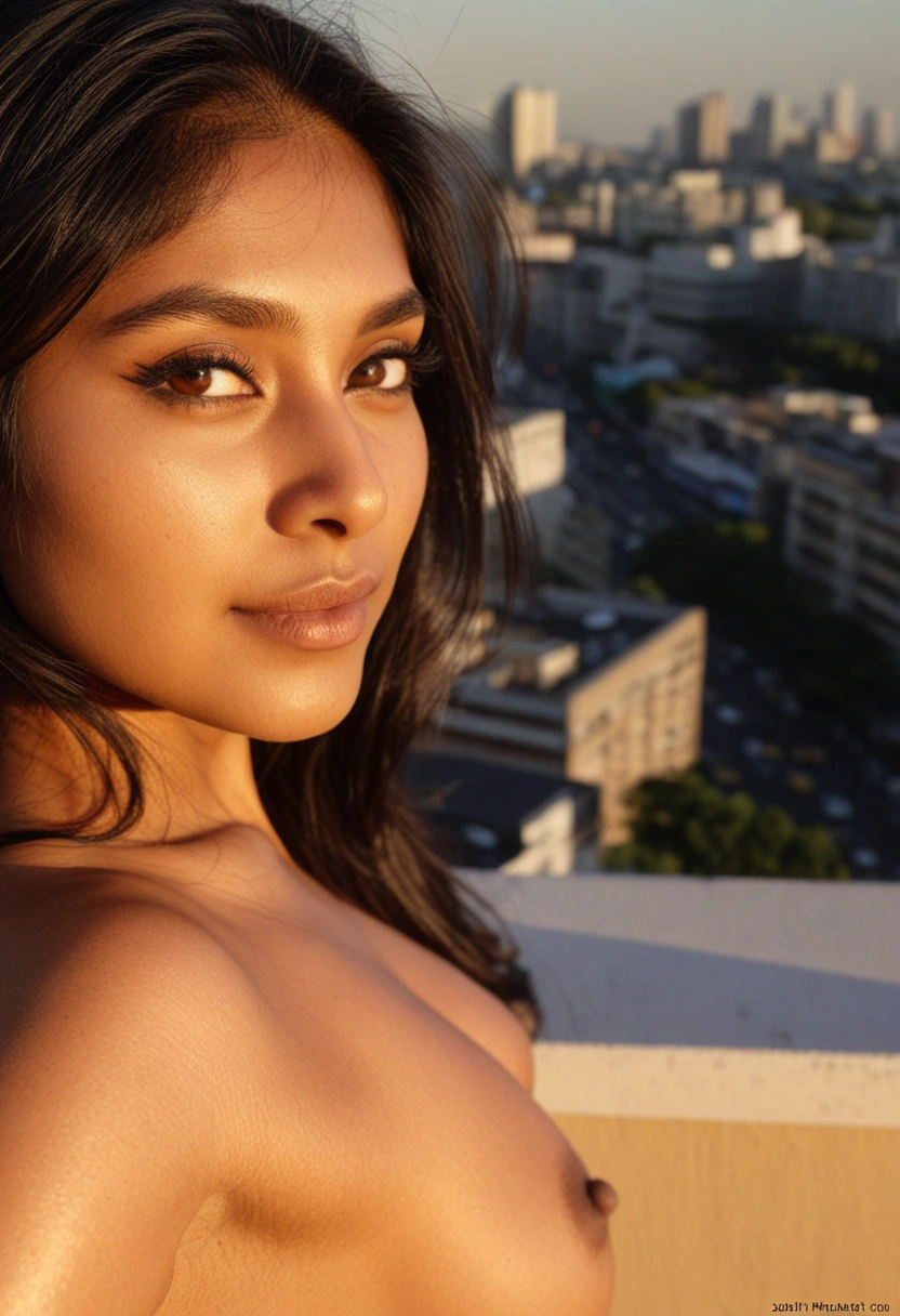 Kavita's candid nude balcony selfies from Hyderabad