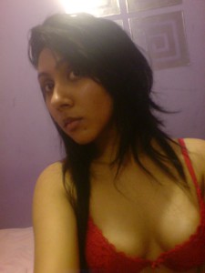 sexy indian girl red nighty