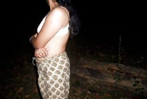 sexy indian bhabhi naked night outdoor photo