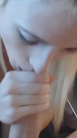 Pretty Blonde Teen Giving An Erotic Blowjob - photo 4