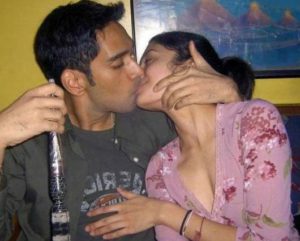 Desi Couple kissing hot