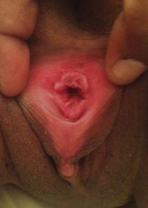 pink cunt close up