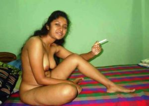 Indian girl nude smoking